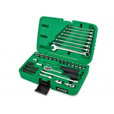 Набор головок и ключей 49 предм. 1/4" 12гр. TOPTUL (GCAI4902)