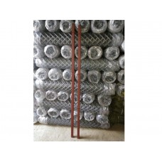 Столб для сетка-рабица 40х40мм, 2м