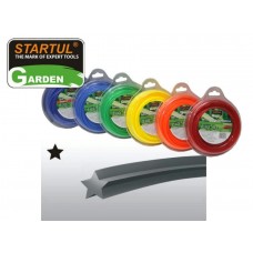 Леска ф 2.0 мм х 76 м "звездочка" STARTUL GARDEN