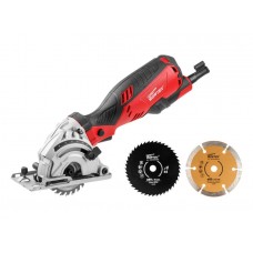 Циркулярная пила WORTEX HS 2865 в кор. + 3 пильных диска 650 Вт, 89 мм, до 28 мм
(Диск 89х10 мм)