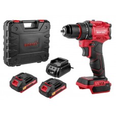 Аккумуляторная дрель-шуруповерт WORTEX LX BD 1815-1 Li 18В, 45 Нм, 2*1.5 Ач, патрон 10 мм, бесщёт.
(18 В, БЕСЩЁТ.ДВИГ., с 2x1.5 Ач акб)