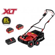 Аккум. аэратор-скарификатор WORTEX CAE 3736 ALL1 XLT SET БЕСЩЁТ.ДВИГ., 18В+18В, шир. 37 см
(2 4Ач акб, зу, вал для аэрации, вал для скарификации, 5 рег.высоты, 45 л травосборник)