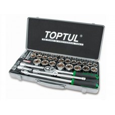 Набор головок 1/2" 8-32мм 43предм. 6гр. метал.кейс (GCAD4303) Набор головок 1/2" 8-32мм 43предм. 6гр. метал.кейс (GCAD4303)