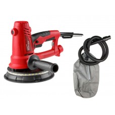 Шлифмашина для стен и потолков WORTEX DG 1875 в кор. 750 Вт, 180 мм, LED, 1500-2700 об/мин
(Регул. об., не требуется пылесос, 2.4 кг)