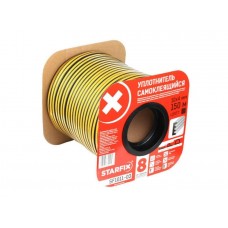 Уплотнитель "E" черный 10х4мм 150м STARFIX (SF1011-03) Уплотнитель "E" черный 10х4мм 150м STARFIX (SF1011-03)