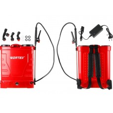 Аккум. опрыскиватель WORTEX KS 1670 в кор. 12В, 1 акк., 8 Ач, 16 л
(16 л., 4 бар, 12 В, 1 акк., 8.0 А/ч, свинцово-кислотная батарея)
