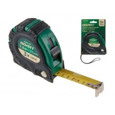 Рулетка  7,5м/25мм обрезин. корп. ВОЛАТ (быт.)
(3 мех. фиксации, ABS+TPR)