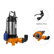 Насос погружной фекальный Marvel CD 1.1 A&P
(1100 Вт, 15000 л/ч, 8,2 м, с измельчителем)