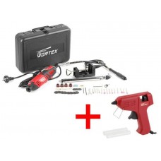 Гравер электрический WORTEX MG 3218 E в чем. + аксессуары+АКЦИЯ
(В ПОДАРОК Пистолет клеевой WORTEX GG 0710-1 в блистере + 2 клеевых стержня)