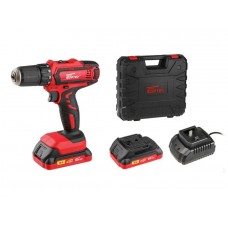 Аккум. дрель-шуруповерт WORTEX BD 1820-1 DLi в чем. ALL1
(18.0 В, 2 акк., 2.0 А/ч Li-Ion, 2 скор., 30 Нм, шурупы до 8 мм)