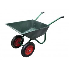 Тачка строительная (110л, 220кг, 2 пневмоколеса) Тачка строительная (110л, 220кг, 2 пневмоколеса)