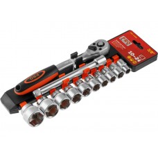 Набор головок 3/8" 10-24мм 12предм. PRO STARTUL (PRO-41438)
(пласт. подвес, 6 граней)