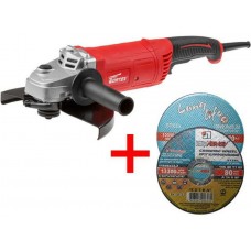 Двуручная углошлифмашина WORTEX AG 2326 в кор.+ АКЦИЯ!
(1 отр. и 1 обдир. круг в подарок!)
