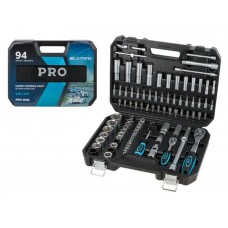 Набор головок и бит 94пр. 1/4",1/2" PRO STARTUL LE MANS (PRO-094L)
(6 граней)