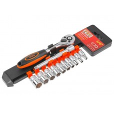 Набор головок 1/4" 4-13мм 12предм. PRO STARTUL (PRO-01214)
(6 граней)