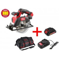 Аккум. циркулярная пила WORTEX CCS 1816 в кор. ALL1 + АКЦИЯ (комплект с акб и зу в сумке со скидкой)
(18.0 В, в комплекте с аккумулятором, зу и сумкой в ПОДАРОК, 165х20 мм, до 55 мм)