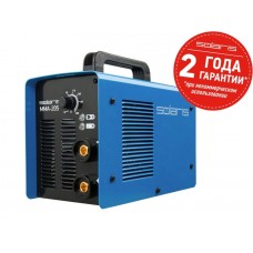 Инвертор сварочный SOLARIS MMA-205
(230В; 10-200 А; 85В; электроды диам. 1.6-4.0 мм; вес 5.1 кг)