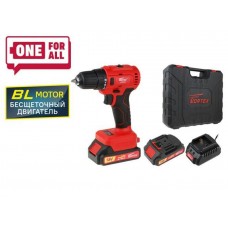 Аккум. дрель-шуруповерт WORTEX BD 2025-1 DLi в чем. ALL1 БЕСЩЕТ, 18 В, 50 Н*м, 2х1,5 А*ч, БЗП 10 мм
(шурупы до 9 мм)