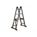 Лестница телескопическая 2-х секц. алюм. 330/660см, 2х8 ступ. 22,8кг BLACK LINE STARTUL (ST9932-066)
(усиленное шарнирное соединение, ширина ступени 8см, прорезиненные колеса и доп.стабилизаторы)