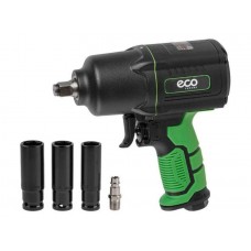 Пневмогайковерт 1/2" ECO AIW-1500S
(1300/1700 Нм (закр./откр.); 3 ступени крут.мом.; twin hammer; 7000 об/мин; композитный корпус) Пневмогайковерт 1/2" ECO AIW-1500S
(1300/1700 Нм (закр./откр.); 3 ступени крут.мом.; twin hammer; 7000 об/мин; композитный корпус)