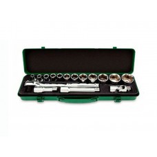 Набор головок 1/2" 8-32мм 16предм. 6гр. метал.кейс TOPTUL (GCAD1603) Набор головок 1/2" 8-32мм 16предм. 6гр. метал.кейс TOPTUL (GCAD1603)