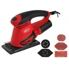 Виброшлифмашина WORTEX SS 1920 в кор. + набор насадок 200 Вт, 90х187 мм, 10000 кол/мин
(три насадки (дельта, вибро и эксцентрик))