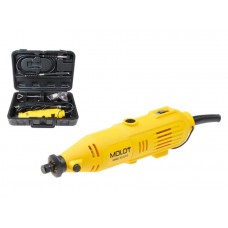 Гравер электрический MOLOT MMG 3215 E в чем. + аксессуары 150 Вт, 8000 - 32500 об/мин, цанга 3.2 мм
