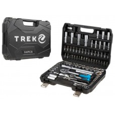 Набор головок и бит 94пр. TREK
(1/4", 1/2", 6 граней)
