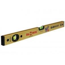 Уровень 1500 мм 2 глаз. брусковый, золото PN01 SLOWIK (быт.)
(650 гр/м 0.30 мм/м)