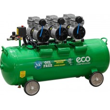 Компрессор ECO AE-100-OF1 безмасляный
(420 л/мин, 8 атм, коаксиальный, безмасляный, ресив. 100 л, 230 В, 2,4 кВт)