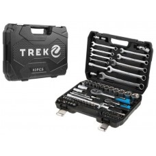 Набор головок и ключей 82пр. TREK
(1/4", 1/2", 6 граней)