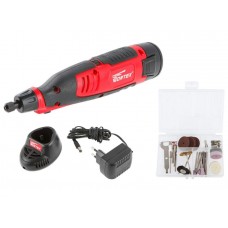 Аккум. гравер WORTEX MG 1213 ELi в кор.+ аксессуары
(12 В,  1 акк., 1.3 А/ч Li-Ion, 5000-25000 об/мин, макс. цанга 3,2 мм + 50 аксесс., кор.)