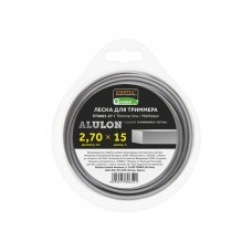Леска ф 2.7 мм х 15 м квадратн. сеч. ALULON STARTUL GARDEN
(содержит алюминиевые частицы)