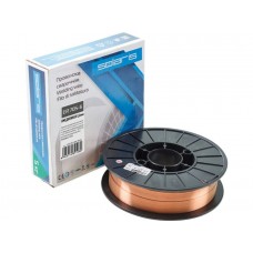 Проволока сварочная омедненная ER 70S-6 ф0,6мм (катушка D200 5 кг) SOLARIS
(аналог СВ08Г2С)