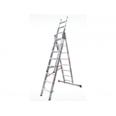 Лестница алюм. 3-х секц. 210/424/211 см 3х8 ступ. 14,8кг  NV3230 Новая Высота
(макс. нагрузка 150кг)