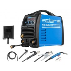 Полуавтомат сварочный Solaris MULTIMIG-228 (MIG-MMA-TIG) без TIG горелк.
(220В; MIG/FLUX/MMA/TIG; евроразъем; горелка MIG 3 м; смена полярности; 2T/4T; рег. индуктивн.) Полуавтомат сварочный Solaris MULTIMIG-228 (MIG-MMA-TIG) без TIG горелк.
(220В; MIG/FLUX/MMA/TIG; евроразъем; горелка MIG 3 м; смена полярности; 2T/4T; рег. индуктивн.)