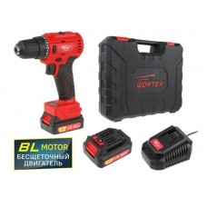 Аккум. дрель-шуруповерт WORTEX BD 1220-1 DLi в чем. БЕСЩЕТ, 12 В, 40 Н*м, 2х1.5 А*ч, БЗП 10 мм
(шур. до 6 мм, НЕ подходит к линейке ALL1)