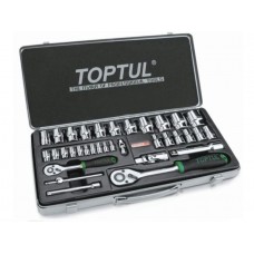 Набор головок 1/4", 1/2" 5-32мм 34предм. 6гр. метал.кейс (GCAD3402) Набор головок 1/4", 1/2" 5-32мм 34предм. 6гр. метал.кейс (GCAD3402)