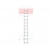 Лестница алюм. односекц. 289см 11 ступ., 4,0 кг PRO STARTUL (ST9945-11)
