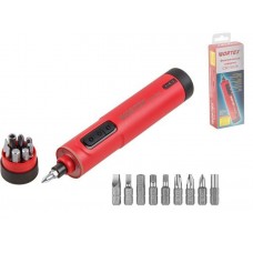 Отвертка аккумуляторная Wortex CSD 5026 в кор. 3.7 В, 0.6-1 Нм, 240-260 об/мин
(Шестигранник 6.3 мм, 223 г)