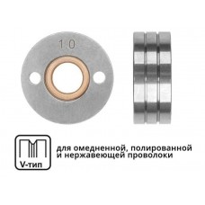 Ролик подающий ф 30/10 мм, шир. 12 мм, проволока ф 0,8-1,0 мм (V-тип)
(для твердой проволоки: омедненная, полированная, нержавеющая) Ролик подающий ф 30/10 мм, шир. 12 мм, проволока ф 0,8-1,0 мм (V-тип)
(для твердой проволоки: омедненная, полированная, нержавеющая)
