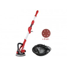 Шлифмашина для стен и потолков WORTEX DG 2285 в кор. 820 Вт, 225 мм, LED, 600-1900 об/мин
(Регул. об., НЕ требуется подключение к пылесосу)