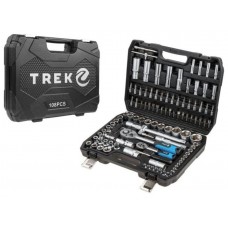 Набор головок и бит 108пр. TREK
(1/4", 1/2", 6 граней)