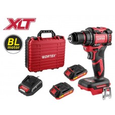Аккум. дрель-шуруповерт WORTEX BD 2025 DLi в чем. ALL1 XLT БЕСЩЕТ, 18 В, 50 Н*м, 2х1,5 А*ч, БЗП 10 м
(шурупы до 9 мм, защита от перегрузки и перегрева, импульсная функция)