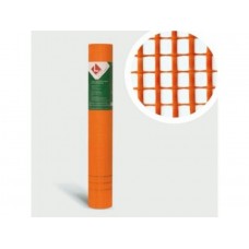 Стеклосетка штукатурная 5х5, 1мх10м, 160, оранжевая, Mini