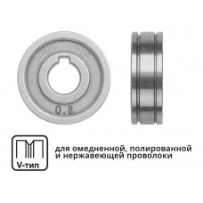 Ролик подающий ф 30/10 мм, шир. 10 мм, проволока ф 0,6-0,8 мм (V-тип)
(для твердой проволоки: омедненная, полированная, нержавеющая) Ролик подающий ф 30/10 мм, шир. 10 мм, проволока ф 0,6-0,8 мм (V-тип)
(для твердой проволоки: омедненная, полированная, нержавеющая)