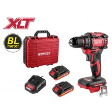 Аккум. дрель-шуруповерт WORTEX BD 2025 DLi в чем. ALL1 XLT БЕСЩЕТ, 18 В, 50 Н*м, 2х2 А*ч, БЗП 10 мм
(шурупы до 9 мм, защита от перегрузки и перегрева, импульсная функция)