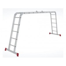 Лестница алюм. многофункц. трансформер 4х5 ступ., 14,6кг NV2320 Новая высота
(Без настила. Максимальная нагрузка - 150 кг)