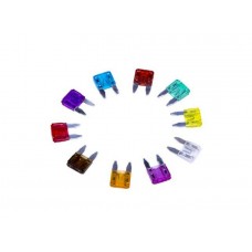 Набор автомобильных предохранителей "мини" (в пластик. коробке 100шт.) REXANT