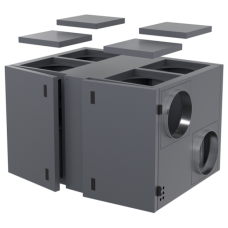 Компактная приточно-вытяжная установка серии ZPVR-N 3200 UE EC